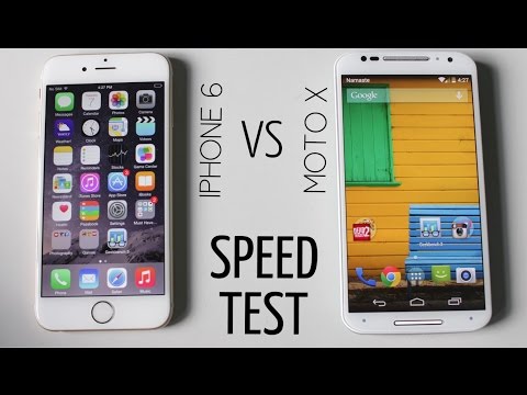 iPhone 6 vs Moto X (2nd Gen) Speed Test