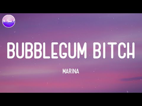 MARINA - Bubblegum Bitch (Lyric Video)