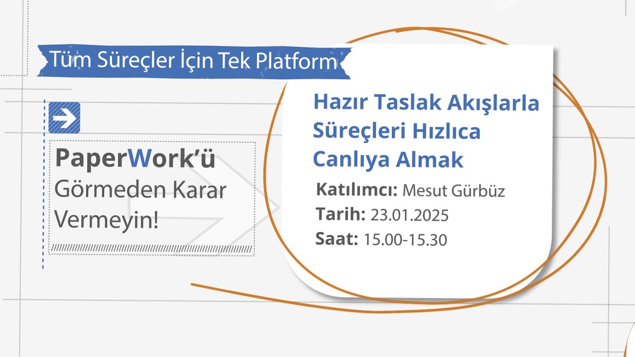 Hazır Taslak Akışlarla Süreçleri Hızlıca Canlıya Almak