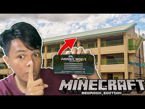 Playing Minecraft PE at School (Tagalog)