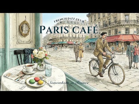 𝐏𝐀𝐑𝐈𝐒 𝐂𝐀𝐅𝐄́ 🗼 French Instrumental Music for Coffee | Le Marais