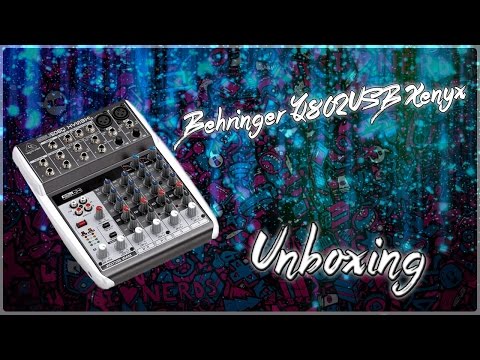 Behringer Q802USB Xenyx Unboxing Deutsch HD