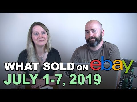 What Sold on Ebay | July 1-7 2019 | $185 in Sales from 12 Items | Brands that sell on eBay