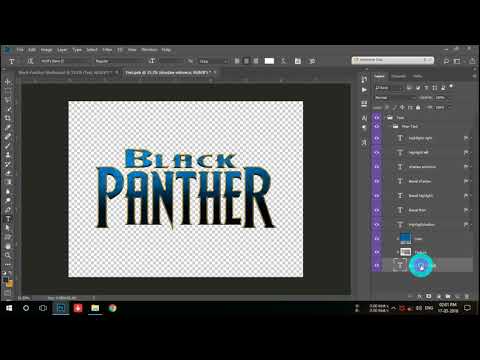 [Hindi] Black Panther Text Effect
