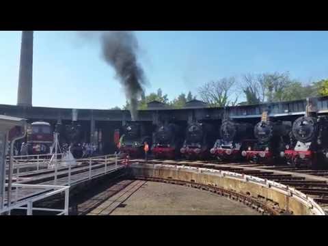 18 201 im Bw Halle / P zum Sommerfest (Teil 3/3)