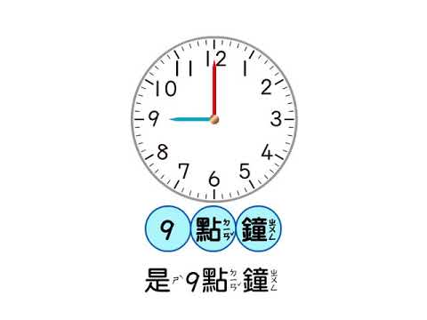 【解題】認識時針和分針,並報讀時間 9 點鐘 | 【二上】幾時幾分 | 均一教育平台