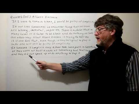 Tutor Nick P Quotes (105) Albert Einstein - If I were to Remain Silent I Would Be ...