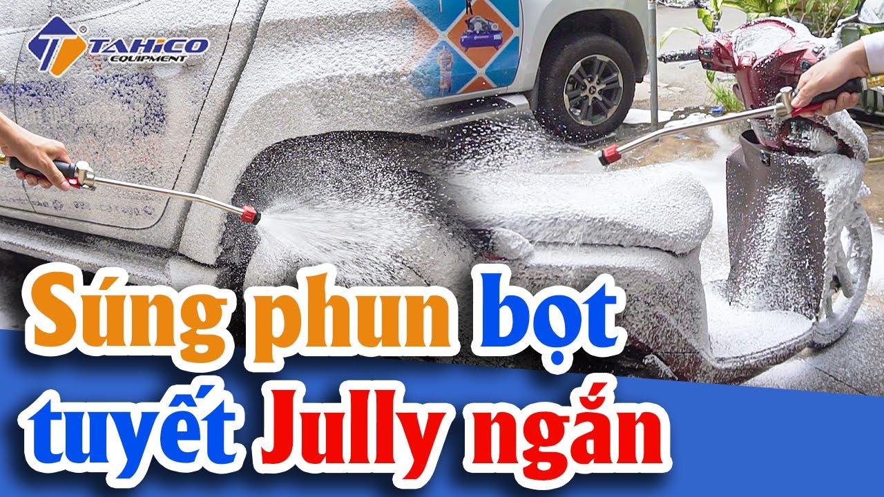 Súng phun bọt tuyết Jully ngắn cao cấp 19