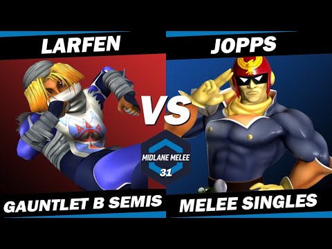 Larfen vs Jopps - Gauntlet B Semi Finals | Midlane Melee 31