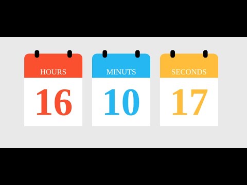 Countdown Timer Using Html Css Coming Soon Page Htmlcss