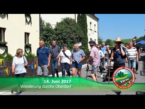 Wanderung durchs Oberdorf am 14. Juni 2017 zum Schul- und Heimatfest 2017 in Krumhermersdorf