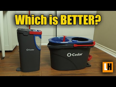 O-Cedar H2PRO Flat Mop System vs RinseClean Spin Mop