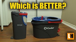 O-Cedar H2PRO Flat Mop System vs RinseClean Spin Mop