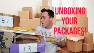 Unboxing YOUR Packages! (Sent from Subscribers!) video
