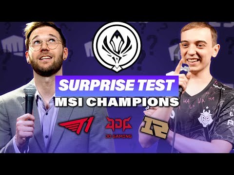 Casters VS Pros: who remembers MORE? - Surprise Test