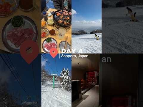 Snowboarding in Sapporo - Teine Ski Resort