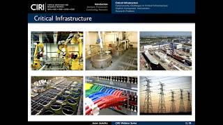 CIRI Webinar: Analyzing Implicit Interactions in Critical Infrastructure Systems
