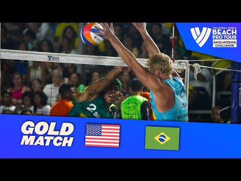Budinger/Evans vs. Evandro/Arthur - Gold Match Highlights Saquarema 2023 #BeachProTour
