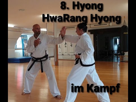8. Hyong Taekwondo Hwa Rang Hyong im Kampf