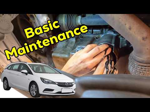 Opel Astra K 1.6CTDI 81kW Service | Engine Oil And Air Filter Change