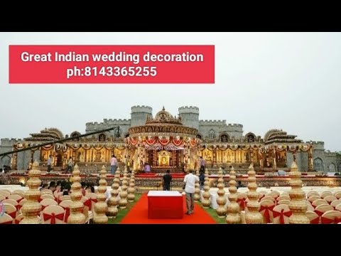 Great Indian wedding decoration #viral #wedding #best #shorts