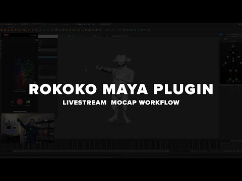 Rokoko Maya Plugin - mocap livestreaming workflow w Smartgloves, Smartsuit Pro, and Face Capture