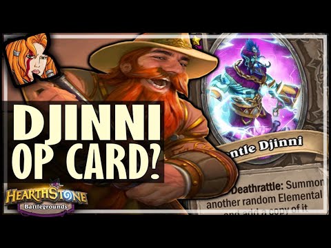 THESE DJINNIES ARE SO UNDERRATED! - Hearthstone Battlegrounds