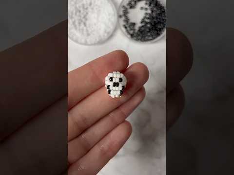 💀Tutorial für einen Totenkopf aus Perlen #halloween #skull #diy #beading #beadingtutorial #beads