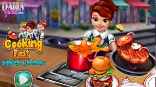Cool games for babies - Cooking Fast - Hot Dogs and Burgers Craze