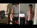 Benching 315Lbs for Reps Natty Teen