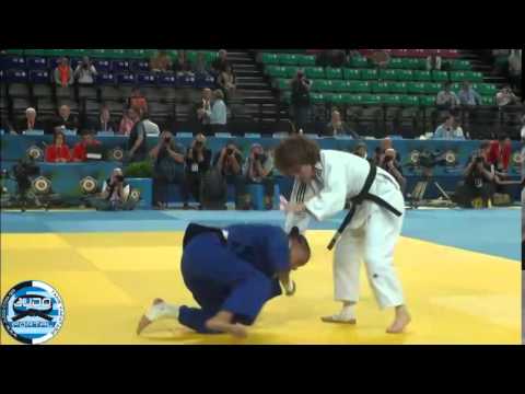 European Judo Championships Montpellier 2014 -48kg ROSSENEU (ISR) - BUCHARD (FRA)