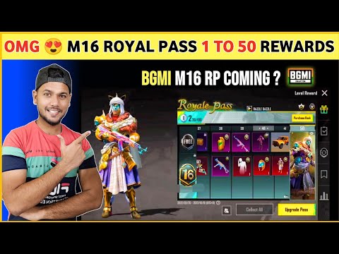 FINALLY 😍 Month 16 Royal Pass 1 TO 50 RP Rewards | New Royal Pass | M16 Royal Pass Pubg Mobile