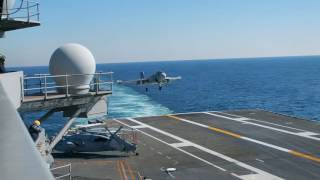 VAQ-134 EA-6B traps on board USS G.H.W. Bush