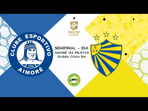 GOLS DA PARTIDA -  AIMORÉ 1X2 PELOTAS - SEMIFINAL IDA - COPA FGF
