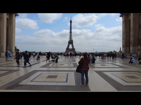 Trocadéro: Parvis des droits de l'homme, Jardins du Trocadéro