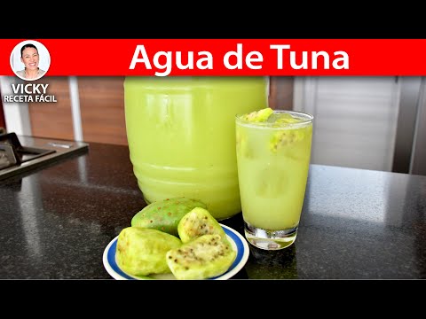 AGUA DE TUNA | Vicky Receta Facil Video