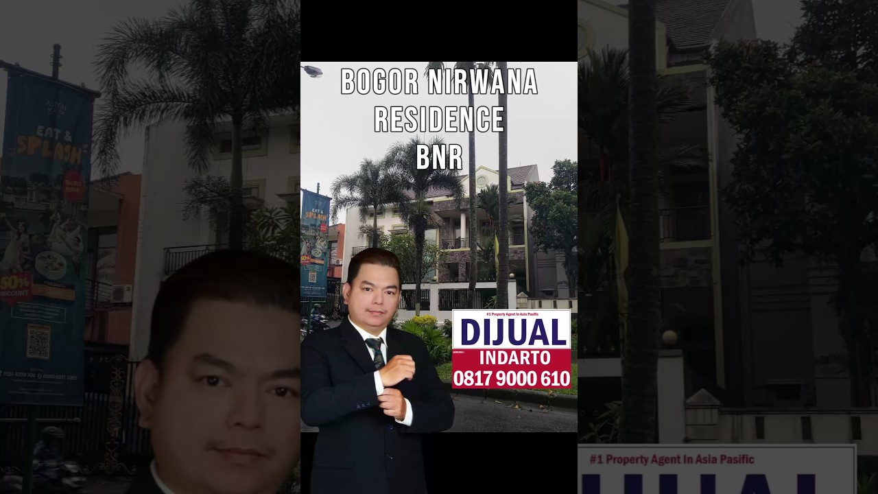 For Sale Rumah Mewah SHM LT 811M² di Bogor Nirwana Residence Bnr Bogor