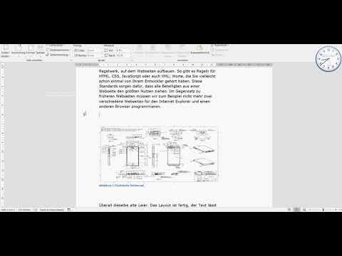 Word - Eine Seite im Querformat