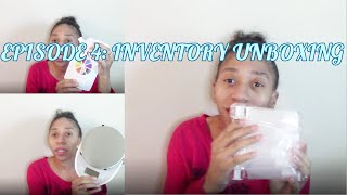 LAUNCH MY BUSINESS WITH ME// INVENTORY UNBOXING PART ONE// ENTREPRENEUR LIFE: EPISODE 4