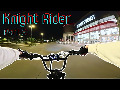 Knight Rider in Suburbia at Midnight | More Speed | Part 2 | 4K #ebike #midnight #knightrider #bike