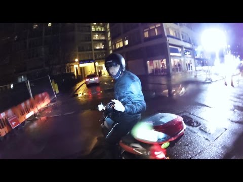 Learner Scooter Vs Cyclist  - Collision LN07VSC #ThinkBike