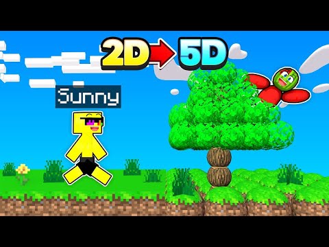 2D To 5D Minecraft Hide And Seek!