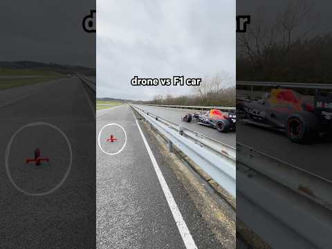 Drone vs F1 Car Drag Race ????