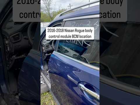 2016-2018 Nissan Rogue body control module computer BCM 284B1-4BA6A location on car