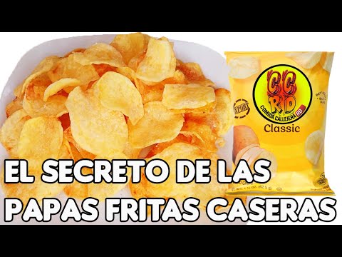 El secreto de las PAPAS FRITAS CASERAS crujientes como las de FRITO LAY