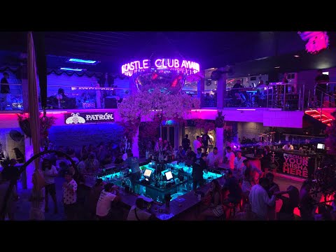 The Castle Club Ayia Napa Cyprus 🇨🇾 | Nightlife Experience in 4K