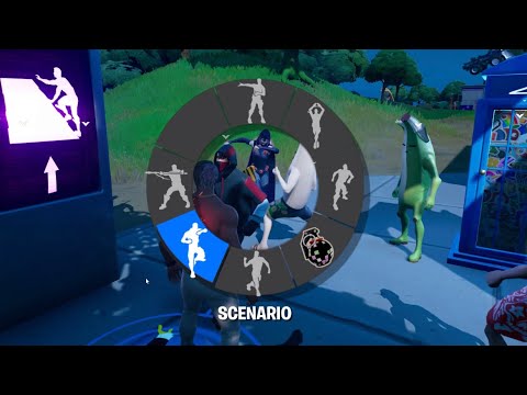 emote battle using The new Dude Skin Ikonik skin tried flexing on me but..  (Party Royale)