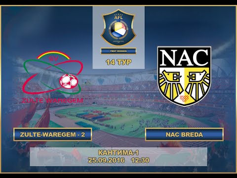 AFL. Benelux. First Division. Tour 14. Zulte Waregem-2 - NAC Breda