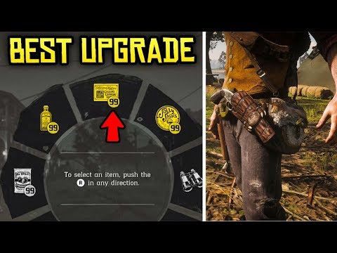 Red Dead Redemption 2 - THE BEST UPGRADE! Carry 99 Of Every Item!