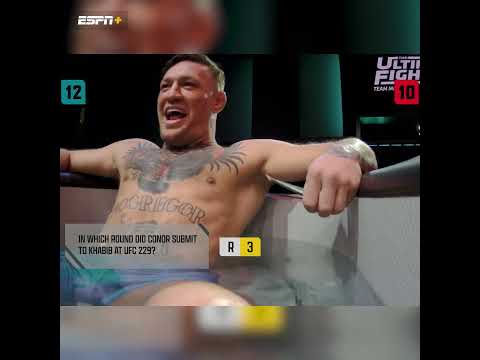 Bruce Buffer really asked about Conor’s submission loss to Khabib in front of him 😅 #TUF31